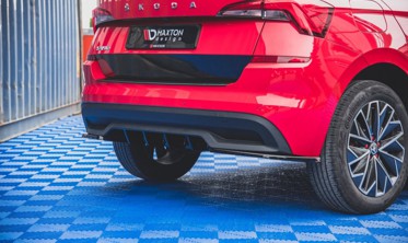 Центральный диффузор заднего бампера Skoda Kamiq фото