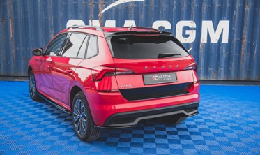 Центральный диффузор заднего бампера Skoda Kamiq фото