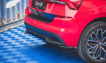 Боковые накладки заднего бампера Skoda Kamiq фото
