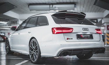 Бічні накладки під задній бампер Audi RS6 C7 вер. 2 фото
