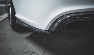 Бічні накладки під задній бампер Audi RS6 C7 вер. 2 фото