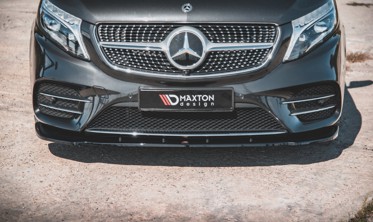 Дифузор переднього бампера Mercedes V-Class AMG-Line W447 FL вер. 2 фото