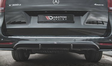 Центральна накладка заднього бампера Mercedes V-Class W447 рестайл AMG-Line фото