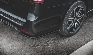 Боковые диффузоры заднего бампера Mercedes V-Class W447 послерестайл AMG-Line вер. 2 фото