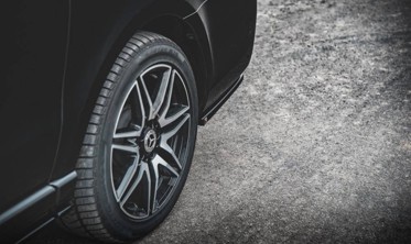 Боковые диффузоры заднего бампера Mercedes V-Class W447 послерестайл AMG-Line вер. 2 фото