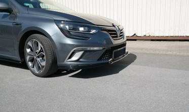 Тюнінговий дифузор переднього бампера Renault Megane MK4 GT-line фото