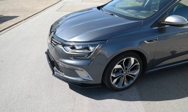 Тюнінговий дифузор переднього бампера Renault Megane MK4 GT-line фото