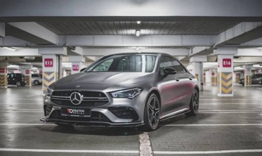 Тюнинговый диффузор переднего бампера Mercedes AMG CLA 35 Aero C118 вер. 2 фото