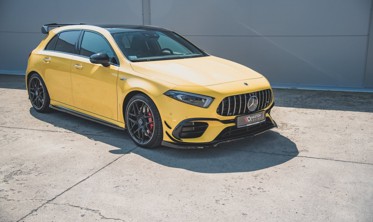 Тюнинг накладка переднего бампера Mercedes AMG A 45 S W177 вер. 1 фото