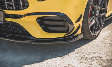 Тюнинговый диффузор переднего бампера Mercedes AMG A 45 S W177 вер. 2 фото