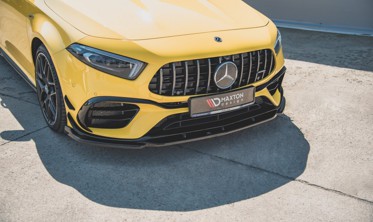 Тюнинговый диффузор переднего бампера Mercedes AMG A 45 S W177 вер. 2 фото