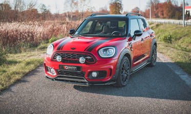 Спойлер під передній бампер Mini Countryman MK2 F60 JCW вер. 2 фото