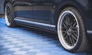 Листвы под боковые пороги Volkswagen Passat B8  фото