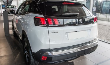 захисна накладка заднього бампера PEUGEOT 3008 2016-... фото
