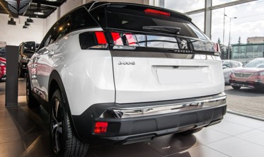 хром накладка на кришку багажника Peugeot 3008 (верхня) фото