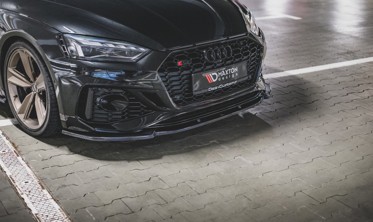 Тюнинговая накладка на передний бампер Audi RS5 F5 рестайл вар. 2 фото