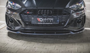 Тюнинговая накладка на передний бампер Audi RS5 F5 рестайл вар. 2 фото
