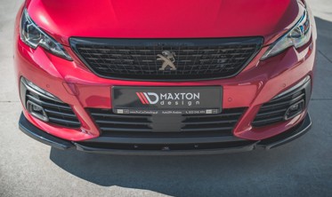 Накладка переднего бампера Peugeot 308 GT MK2 послерестайл вар. 2 фото