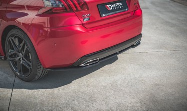 Тюнинг накладка заднего бампера Peugeot 308 GT MK2 послерестайл фото