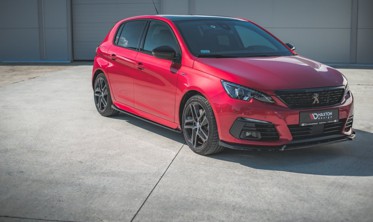 Тюнінг накладки під бічні пороги Peugeot 308 версія GT MK2 рестайл фото