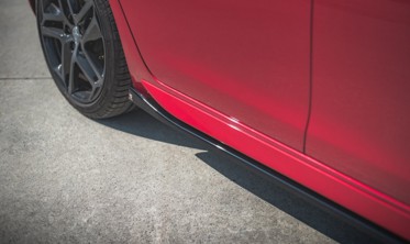 Тюнінг накладки під бічні пороги Peugeot 308 версія GT MK2 рестайл фото