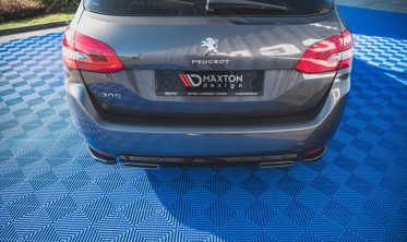 Боковые накладки заднего бампера Peugeot 308 SW MK2 послерестайл фото