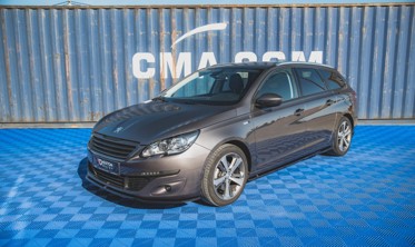 Накладки під бічні пороги Peugeot 308 MK2 післярестайл фото