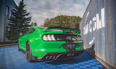 Диффузоры заднего бампера с накладками Ford Mustang GT MK6 FL  фото
