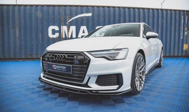 Тюнінгова накладка під передній бампер Audi A6 C8 S8 / S6 C8 вар. 3 фото