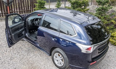 Защитные накладки на порожки Mitsubishi Outlander III фото