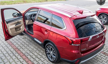 Защитные накладки на порожки Mitsubishi Outlander III 2012-... фото