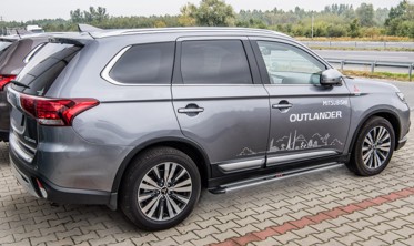 пороги (подножки боковые) Mitsubishi Outlander III 2016-... фото