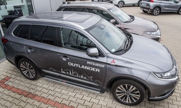 пороги (подножки боковые) Mitsubishi Outlander III 2016-... фото
