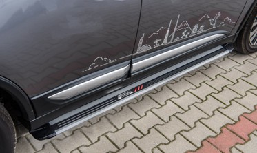 пороги (подножки боковые) Mitsubishi Outlander III 2016-... фото