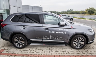пороги (подножки боковые) Mitsubishi Outlander III 2016-... фото
