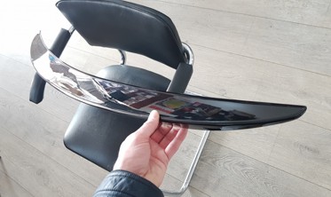 Спойлер багажника BMW G30 стиль Performance, черный фото