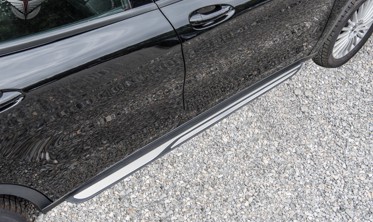 пороги (подножки боковые) MERCEDES GLA (X156) 2013-2019 фото