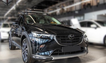 накладки переднього та заднього бампера Mazda CX-3 фото