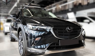 накладки переднього та заднього бампера Mazda CX-3 (2015-...) фото