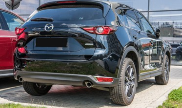 хром накладки на задние противотуманки Mazda CX-5 фото