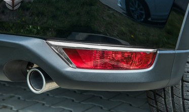 хром накладки на задние противотуманки Mazda CX-5 фото