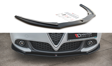 Дифузор переднього бампера Alfa Romeo Giulietta післярестайл вар.1 фото