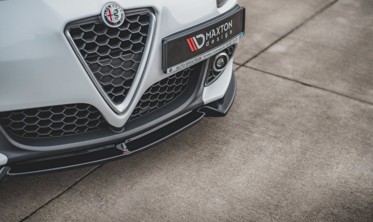 Накладка переднього бампера Alfa Romeo Giulietta рестайл вар.2 фото