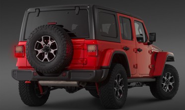 LED фонари задние JEEP WRANGLER JK модель Monster фото