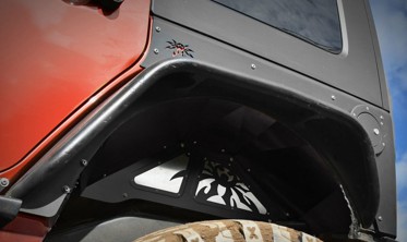 алюминиевые вентилируемые задние подкрылки Jeep Wrangler JK 2007-2018 фото