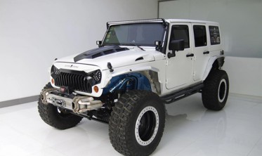 защитные усиленные пороги Jeep Wrangler JK (4 двери) фото