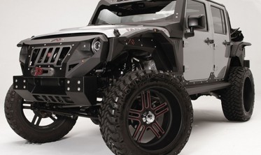 Тюнинговая решетка радиатора Jeep Wrangler JK фото