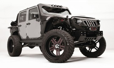 Тюнинговая решетка радиатора Jeep Wrangler JK фото