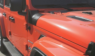 накладки на край крыла Jeep Wrangler JL 2018+ фото