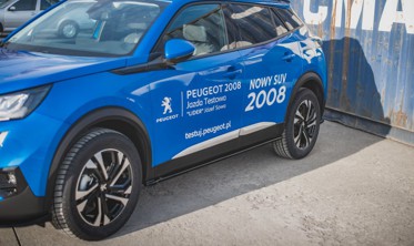 Накладки під бічні пороги Peugeot 2008 MK2 фото